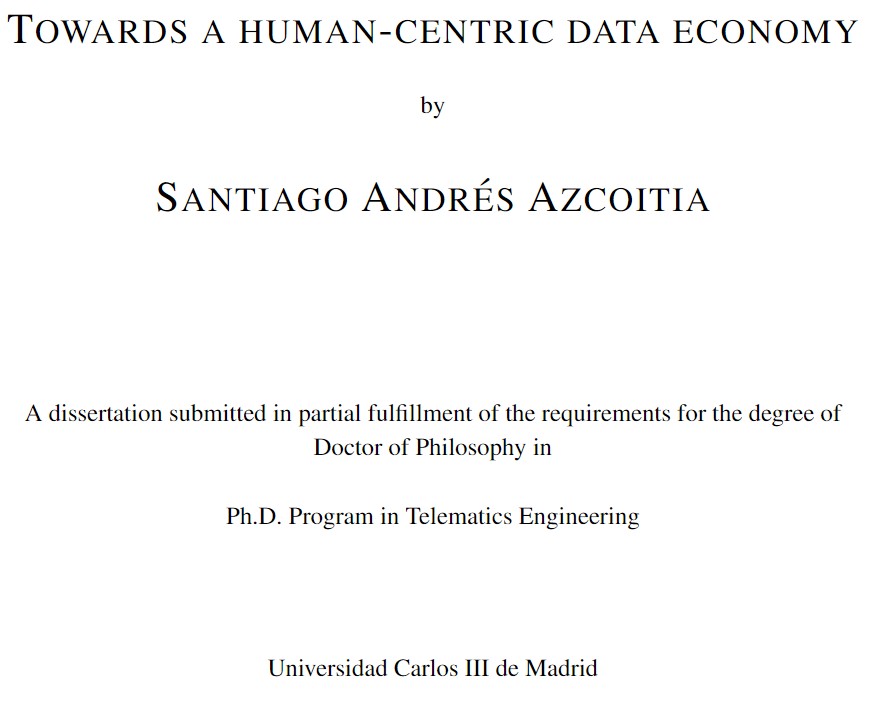 Towards a Human-Centric Data&nbsp;Economy